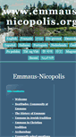 Mobile Screenshot of emmaus-nicopolis.org